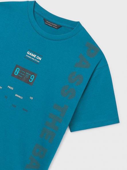 Mayoral Camiseta M/C Athletics 26-06034-024 Aqua [4]