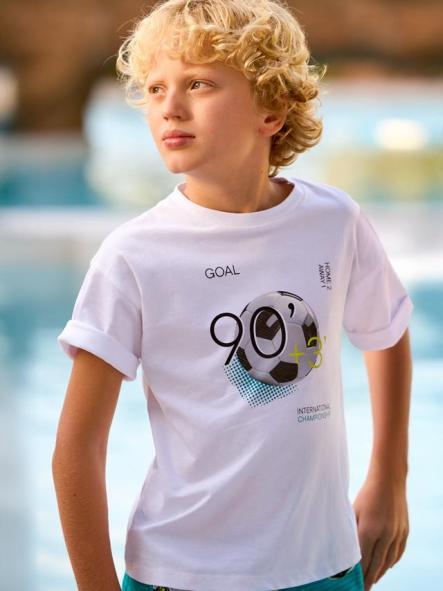 Mayoral Camiseta M/C Back Print 26-06036-030 Blanco