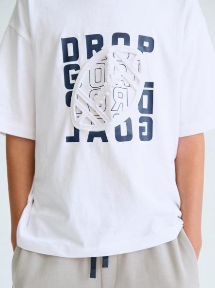 Mayoral Camiseta M/C Embossed 26-06037-034 Blanco [1]