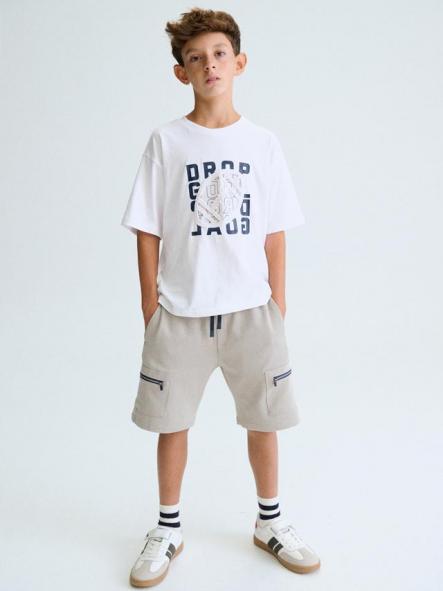 Mayoral Camiseta M/C Embossed 26-06037-034 Blanco [2]