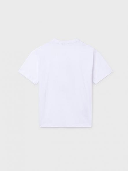 Mayoral Camiseta M/C Embossed 26-06037-034 Blanco [4]