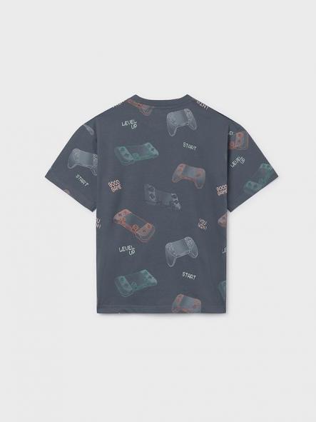 Mayoral Camiseta M/C Estampada 26-06038-038 Plomo [2]