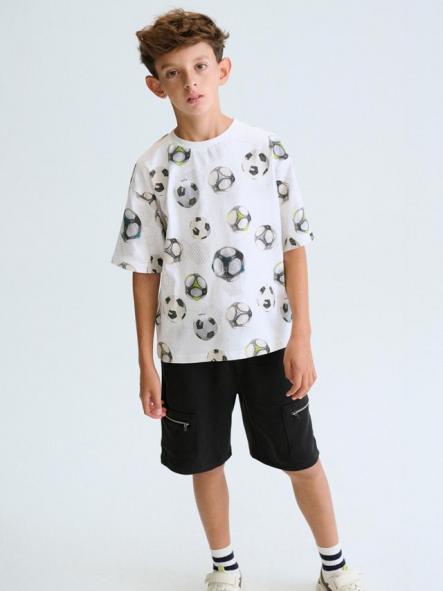 Mayoral Camiseta M/C Estampada 26-06038-039 Blanco [1]