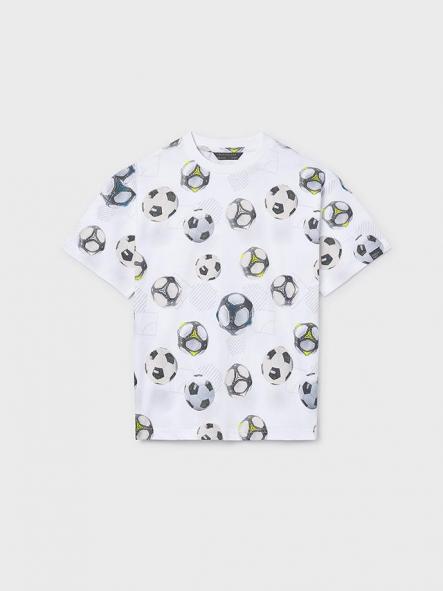 Mayoral Camiseta M/C Estampada 26-06038-039 Blanco [2]