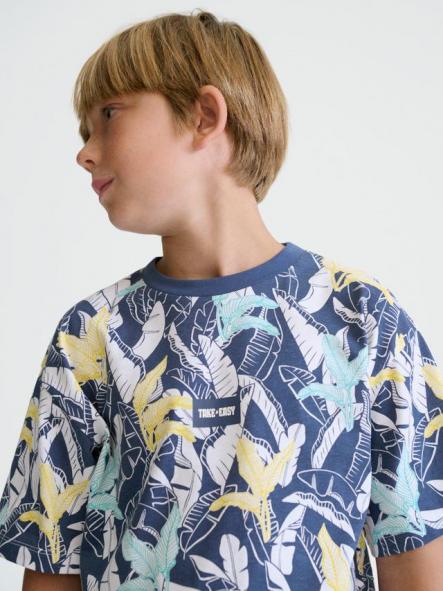 Mayoral Camiseta M/C Estampada 26-06039-042 Oceano