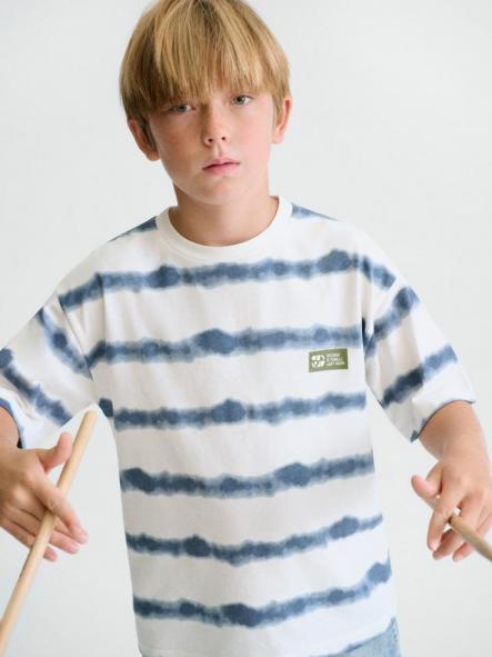 Mayoral Camiseta M/C Estampada 26-06039-043 Nata-Ocean