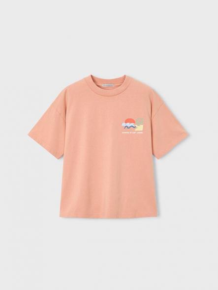 Mayoral Camiseta M/C Formas 26-06041-331 Coral  [1]