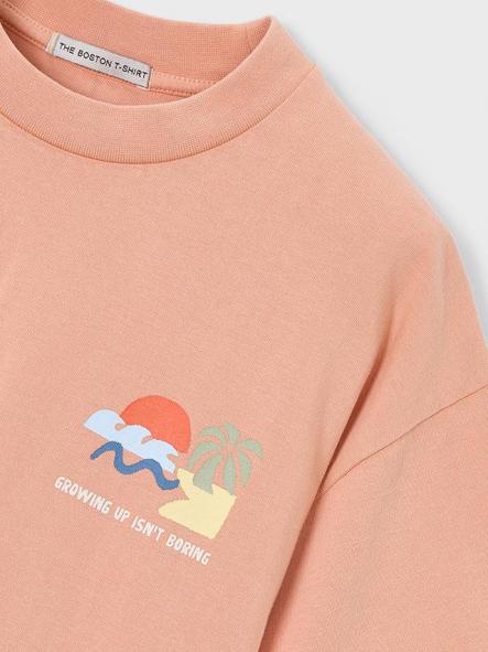 Mayoral Camiseta M/C Formas 26-06041-331 Coral  [3]