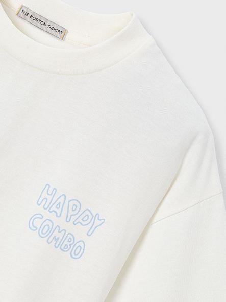 Mayoral Camiseta M/C "Happy Combo" 26-06043-301 Nata [3]