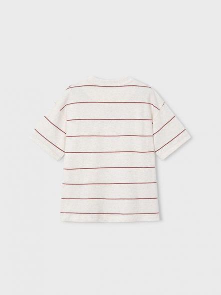 Mayoral Camiseta M/C Rayas 26-06044-332 Rojo [2]