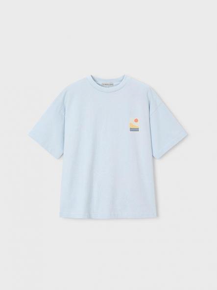 Mayoral Camiseta M/C Paisaje 26-06045-403 Celeste [1]