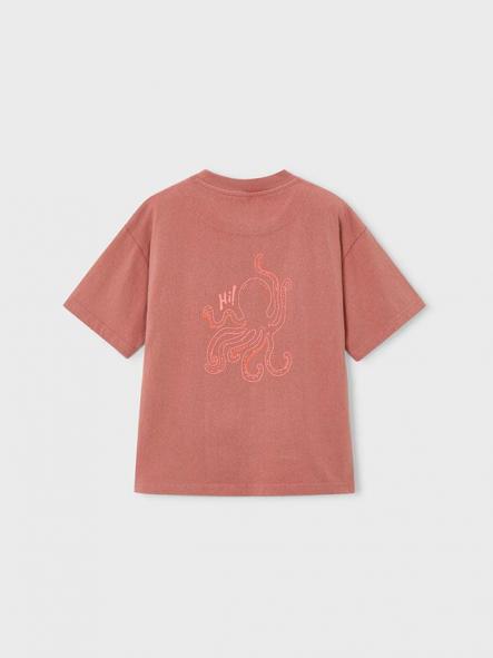 Mayoral Camiseta M/C Fluor 26-06047-332 Rojo [2]