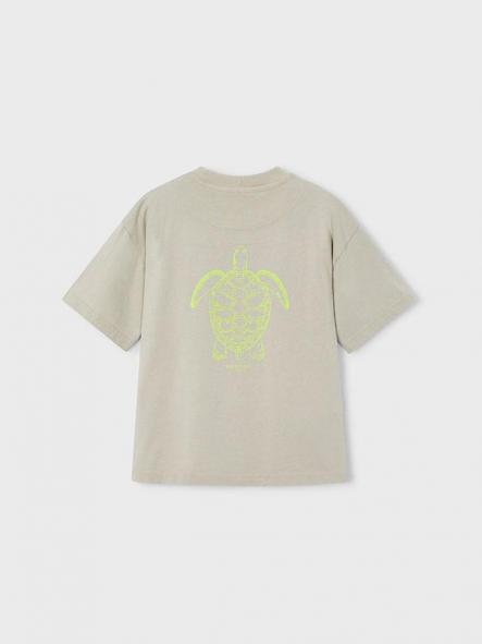 Mayoral Camiseta M/C Fluor 26-06047-457 Oliva Claro  [2]