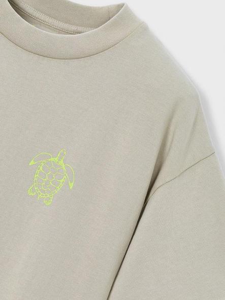 Mayoral Camiseta M/C Fluor 26-06047-457 Oliva Claro  [3]