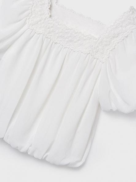 Mayoral Blusa Gasa 26-06156-049 Crudo [4]