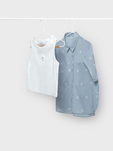 Mayoral Blusa 2 Piezas 26-06159-058 Celeste [0]