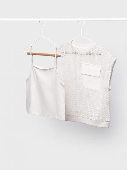 Mayoral Twin Set Bolsillo  26-06160-061 Hueso [3]