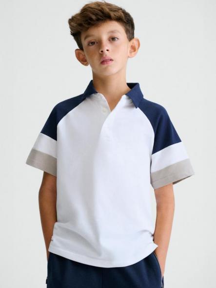 Mayoral Polo M/C  Combinado 26-06165-064 Blanco
