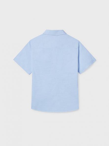 Mayoral Camisa m/l Cuello Camisero 26-06172-086 Celeste [4]
