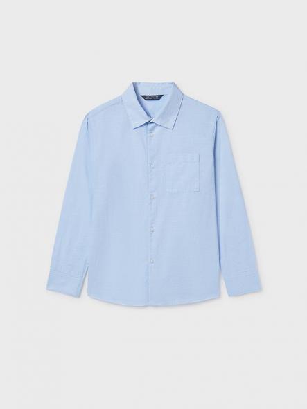 Mayoral Camisa m/l Cuello Camisero 26-06174-018 Celeste [1]