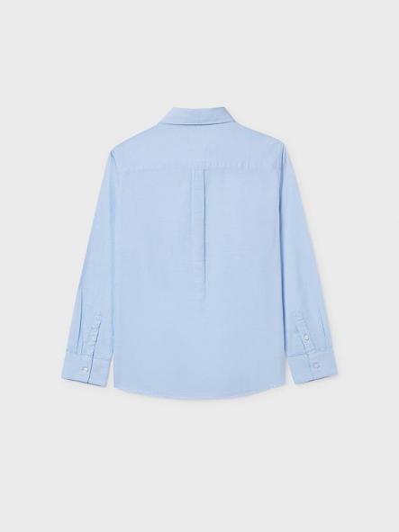 Mayoral Camisa m/l Cuello Camisero 26-06174-018 Celeste [2]