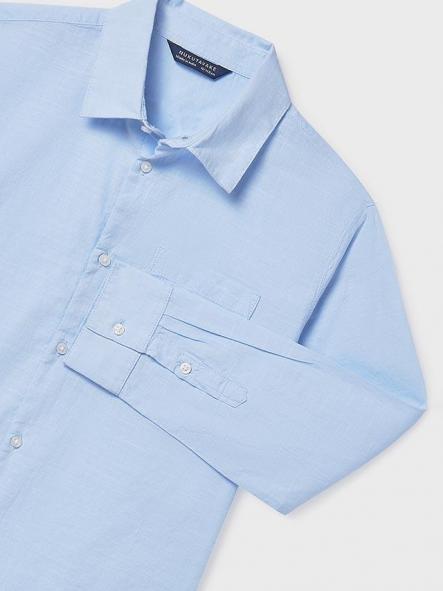 Mayoral Camisa m/l Cuello Camisero 26-06174-018 Celeste [3]