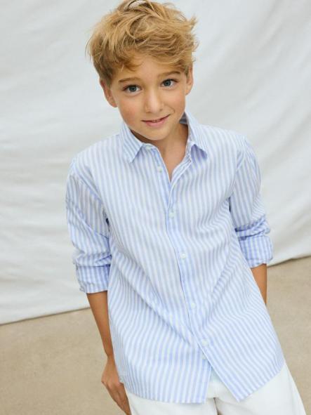 Mayoral Camisa m/l Cuello Camisero 26-06175-091 Rayas