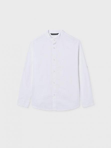 Mayoral Camisa M/L Cuello Mao 26-06176-010 Blanco [1]