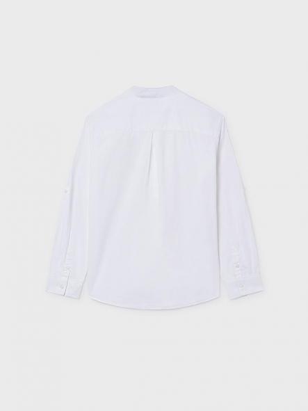 Mayoral Camisa M/L Cuello Mao 26-06176-010 Blanco [2]