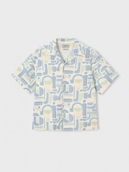Mayoral Camisa M/C Punto Estampada 26-06178-405 Universo [1]