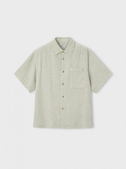 Mayoral Camisa M/C Lino Comfy 26-06179-457 Oliva Claro [3]