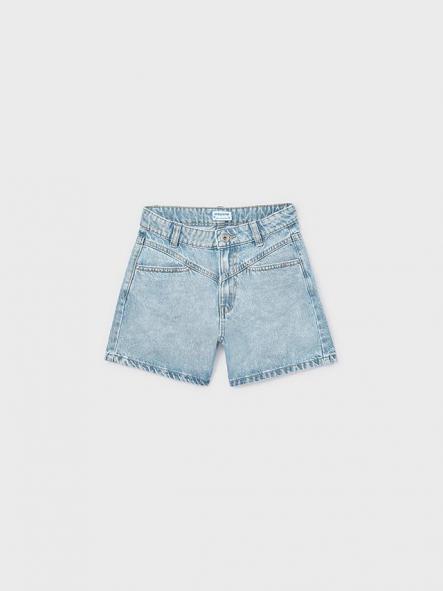 Mayoral Pantalon Corto Tejano Remaches 26-06202-059 Claro