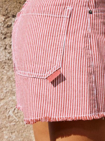 Mayoral Pantalon Corto Rayas Tejanas 26-06205-055 Cereza [1]