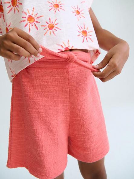 Mayoral Pantalon Corto Estructura 26-06206-058 Flamingo [1]