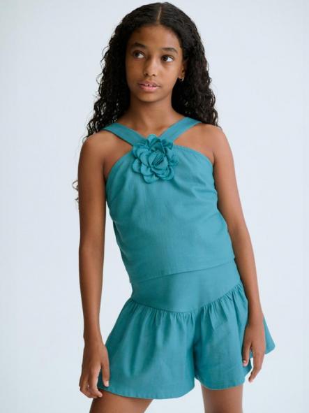 Mayoral Conjunto Short Flor 26-06208-053 Jade [2]