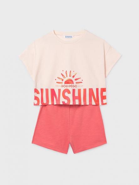 Mayoral Conjunto Short Grafica 26-06211-086 Flamingo [3]