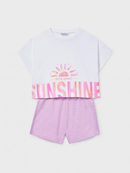 Mayoral Conjunto Short Grafica 26-06211-087 Lilac [0]