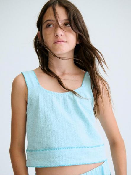 Mayoral Conjunto Short Puntada Concha 26-06213-069 Pacifico [1]