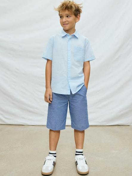 Mayoral Bermuda Lino Suiting 26-06214-017 Añil