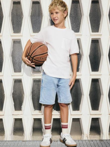 Mayoral Bermuda Soft Denim 5b 26-06217-028 Claro