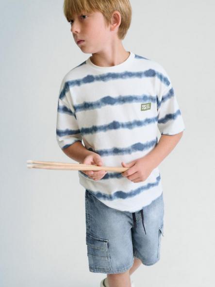 Mayoral Bermuda Denim Cargo 26-06218-032 Medio