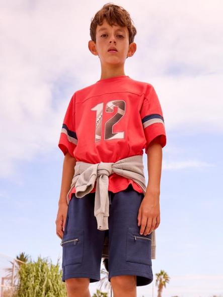 Mayoral Bermuda Interlock Cremalleras 26-06219-040 Marino