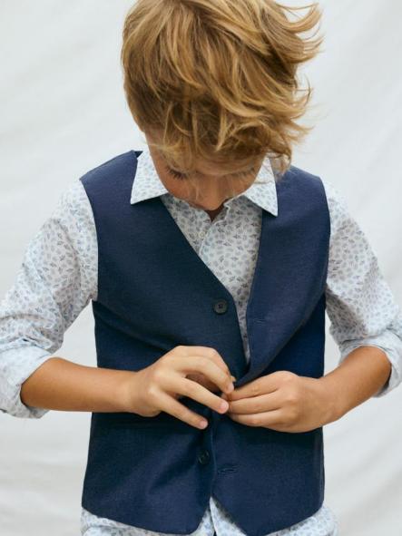 Mayoral Chaleco Lino Suiting 26-06357-018 Atantico