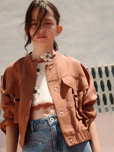 Mayoral Chaqueta Hebillas 26-06404-083 Arcilla