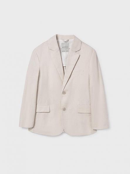 Mayoral Chaqueta Lino Suiting 26-06413-063 Avena Mez [1]