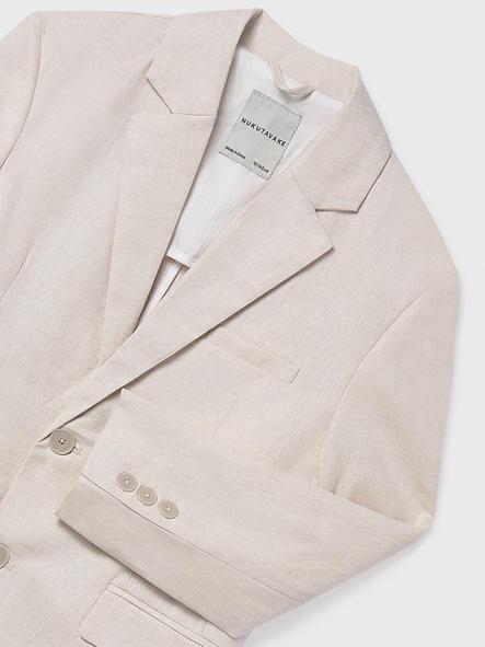 Mayoral Chaqueta Lino Suiting 26-06413-063 Avena Mez [3]