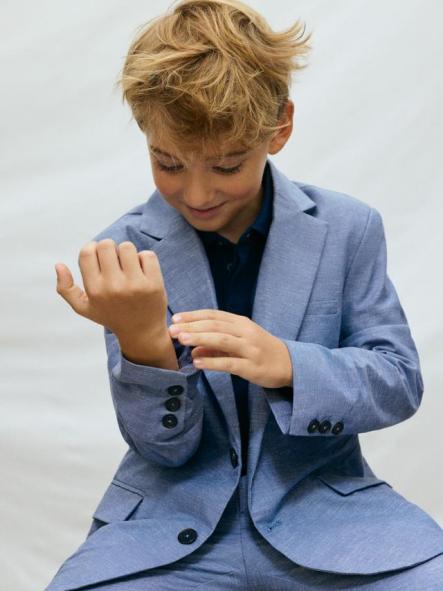 Mayoral Chaqueta Lino Suiting 26-06413-064 Atlantico