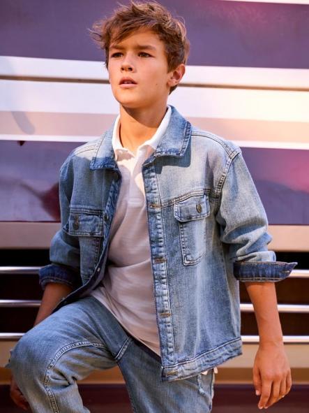 Mayoral Cazadora  Denim 26-06415-005 Claro