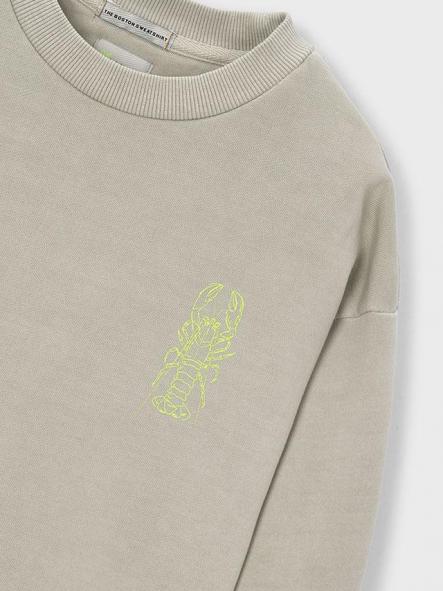 Mayoral Sudadera "Lobster Friday" 26-06420-457 Oliva Claro [2]