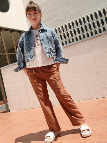 Mayoral Pantalon Largo Hebillas 26-06551-083 Arcilla